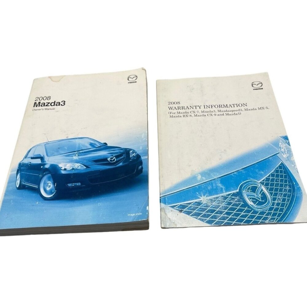 2008 mazda 3 owner manual warranty information book paperback book READ